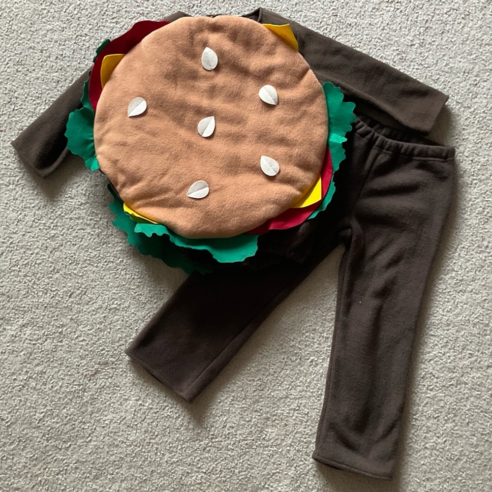 Hamburger Halloween Costume - 4T/5T